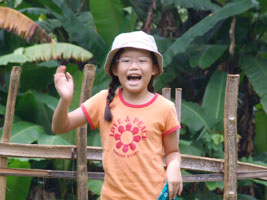 Robyn the city kid in farm country
