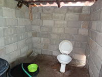 Toilet simple but clean