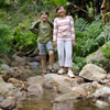 River wading in Chiang Rai