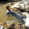 Relaxing in the river