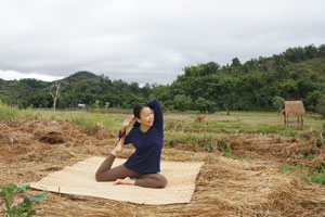 Ch'ng Tuan Wee at Tigerland Rice Farm